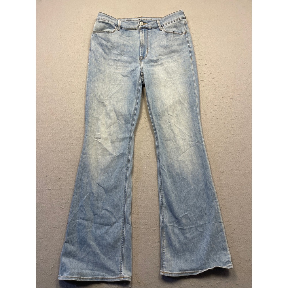Old Navy Flare Jeans Cotton Blend Light Wash Size 8 W30 Womens
